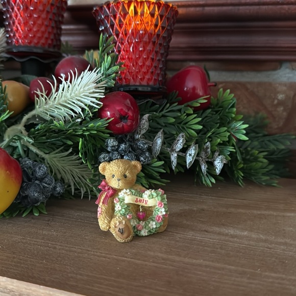 Enesco Cherished Teddies Brown and Red July Holiday Decor Accent Collectible - Picture 5 of 5